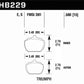Hawk70-73 Triumph Stag Blue 9012 Race Front Brake Pads