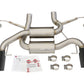 aFe MACHForce XP 2.5in Axle Back Stainless Exhaust w/ Black Tips 07-13 BMW 335i 3.0L L6 (E90/92) N55