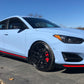 Rally Armor 19-22 Hyundai Veloster N Black UR Mud Flap w/ Red Logo