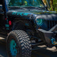Oracle 7in High Powered LED Headlights - Black Bezel - ColorSHIFT 2.0