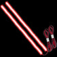 Oracle 12in LED Concept Strip (Pair) - Red