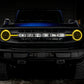 Oracle 21-22 Ford Bronco Headlight Halo Kit w/DRL Bar - Base Headlights ColorSHIFT -w/RF Controller