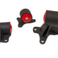 Innovative 94-97 Accord F-Series Black Steel Mounts 75A Bushings