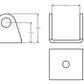 Ridetech Rod End Bracket 1-3/4 Wide