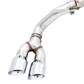 AWE Tuning 2019+ Ford Ranger 0FG Performance Exhaust System w/Chrome Silver Tips & Bash Guard