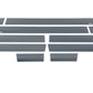Putco 15-19 GMC Sierra HD Double Cab - 6.5in Bed - (10pcs) Black Platinum Rocker Panels