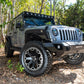 Go Rhino 07-18 Jeep Wrangler JK WLF Windshield Light Mount Frame - Eight Cube Lights