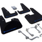 Rally Armor 08-11 Subaru STI (Hatch Only) / 11-14 WRX (Hatch Only) Black UR Mud Flap w/ Blue Logo