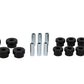 Whiteline Plus 88-00 Honda Civic / 88-9/95 CRX Rear Control Arm - Lower Inner & Outer Bushing Kit