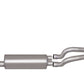 Gibson 96-99 Chevrolet Tahoe LS 5.7L 2.25in Cat-Back Dual Sport Exhaust - Stainless