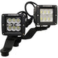 Go Rhino 18-20 Jeep Wrangler JL/JLU/Gladiator JT Light Mount - Two 3in Cubes Offset