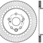 StopTech 13-14 Lexus GS300/350/400/430 Slotted Sport Rear Right Brake Rotor