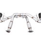 AWE Tuning 2020 Chevrolet Corvette (C8) Track Edition Exhaust - Quad Diamond Black Tips