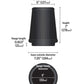 Airaid Universal Air Filter - Cone 6 x 7-1/4 x 5 x 7