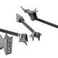 Ridetech Universal Weld-in Triangulated 4 Link Kit Black Powdercoated