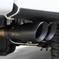 Carven 15-20 Ford F-150 Ecoboost Competitor Series Cat-Back w/TR-Series Muf. & 4in Dual Tip-Black