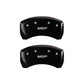 MGP 4 Caliper Covers Engraved Front & Rear MGP Black Finish Silver Char 2018 Mercedes-Benz GLE550