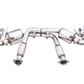 AWE Tuning 2020 Chevrolet Corvette (C8) Touring Edition Exhaust - Quad Chrome Silver Tips
