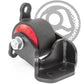 Innovative 88-91 Civic / CRX D-Series Black Steel 75A Bushing Front Mount for D-Series Cable Trans