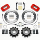 Wilwood Dynapro Radial Rear Kit 12.88in Red 2006-2007 Subaru WRX w/Lines