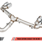 AWE Tuning Mk7 Golf R Track Edition Exhaust w/Chrome Silver Tips 102mm