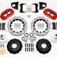 Wilwood Narrow Superlite 6R Front Hub Kit 14.00in Drill Red 62-72 CDP B & E Body-Drum
