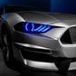 Oracle 18-21 Ford Mustang Dynamic DRL Upgrade w/ Halo Kit & Sequential Turn Signal - ColorSHIFT