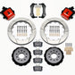 Wilwood Combination Parking Brake Rear Kit 12.88in Red Mustang 94-04