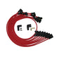 Moroso BBC Under The Heade 90 Deg Plug Boots HEI Ultra Spark Plug Wire Set - Red