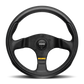 Momo Team Steering Wheel 300 mm - 4 Black Leather/Black Spokes