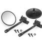 Rugged Ridge 97-18 Jeep Wrangler Black Round Quick Release Mirror