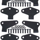 Kentrol 07-18 Jeep Wrangler JK Body Door Hinge Set 8 Pieces 4 Door - Textured Black