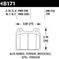 Hawk 69-77 & 84-89 Porsche 911 Blue 9012 Front Race Brake Pads
