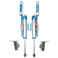 King Shocks 07-18 Jeep Wrangler JK Rear 2.5 Dia Hose Remote Bypass Shocks 0-2in Lift (Pair)