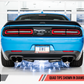 AWE Tuning 2015+ Dodge Challenger 6.4L/6.2L Non-Resonated Touring Edition Exhaust - Quad Black Tips