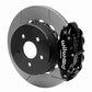 Wilwood 2020+ Jeep Gladiator (JT) Narrow Superlite 4R Rear Slotted Brake Kit 14.00in Black w/ Lines