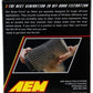 AEM Dryflow 3.25in. X 5in. Round Tapered Air Filter