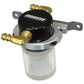 Moroso Universal Air/Oil Separator Catch Can - Small Body w/o Drain - Billet Alum - Blk/Clear Bottom