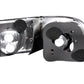 ANZO 1996-2000 Honda Civic Taillights Black