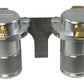 Moroso 08-14 Subaru STi (w/Front Mount Intercooler) Air/Oil Separator Catch Can - Billet Aluminum