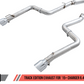 AWE Tuning 2015+ Dodge Charger 6.4L/6.2L Supercharged Track Edition Exhaust - Chrome Silver Tips