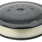 Moroso Racing Air Cleaner - 14in x 3in Filter - Raised Bottom - Aluminum - Black Powder Coat