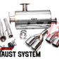 Weapon R 11-17 Toyota Sienna 3.5L Axle Back Exhaust w/Straight Cut Tips