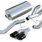 Corsa Sport Cat-Back Exhaust w/Black Twin 4in Tips 02-06 Cadillac Escalade 6.0L V8