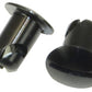 Moroso Quick Fastener - Oval Head - 7/16in x .450in - Aluminum - Black - 10 Pack