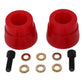 Energy Suspension 05-13 Toyota Tacoma 2WD(Prerunner)/4WD Red Front Bumper Stop Set