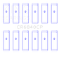 King 2005-2012 Nissan VQ40DE 6 Cyl (Size STD) Rod Bearing Set