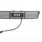 Putco 15-19 GMC Sierra HD Black Bar Design Bumper Grille Insert w/ Flush 6in Luminix Light Bar