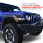 Go Rhino 07-20 Jeep Wrangler JL/JLU/JK/JKU/Gladiator JT Rockline Full Width Bumper w/ Overrider