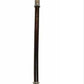 Fragola -4AN PFTE Ext Black Hose Assembly Straight x Straight 48in